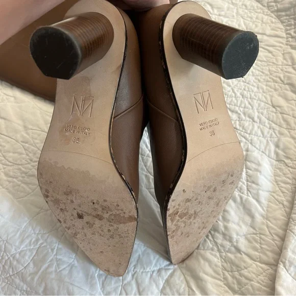 Tamara‎ Mellon Brown Leather Heeled Riding Boots - Picture 7 of 8